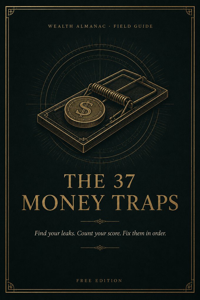 The 37 Money Traps · the field guide cover